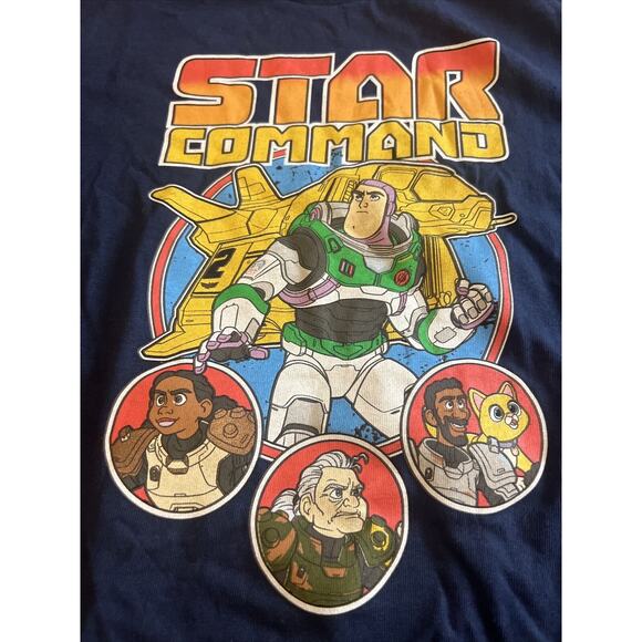 Disney Boys' Lightyear Star Command Short Sleeve Tee Size 18/20 New - Picture 2 of 6